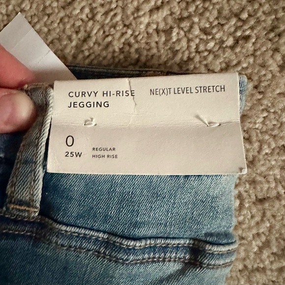NWT American Eagle Curvy High-Rise Jegging Size 0 - Picture 3 of 4